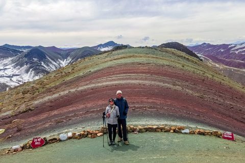 La hermosa montaña de colores de Palcoyo